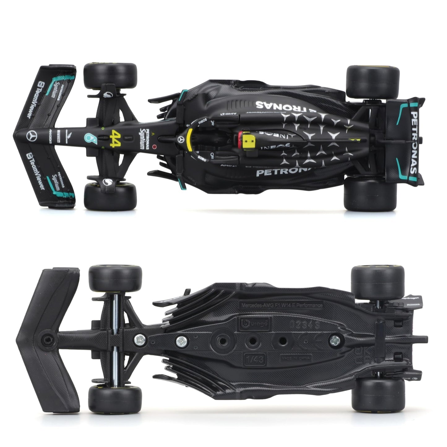 Bburago 18-38080 Race - Mercedes AMG F1 W14 E Performance #44-1:43