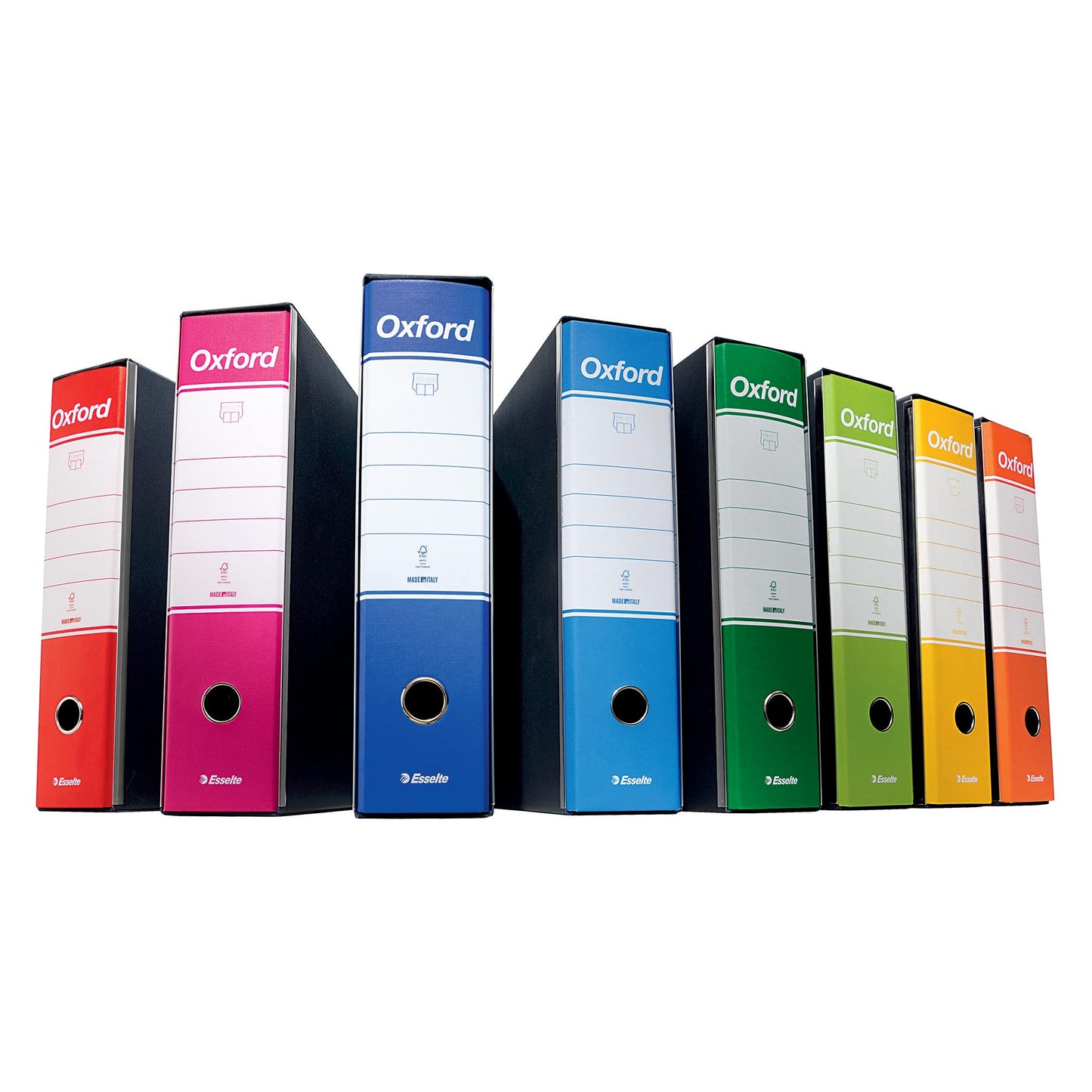 ESSELTE G84 OXFORD Registratore - f.to protocollo dorso 5 cm - Rosso - 1 Pezzo - 390784160
