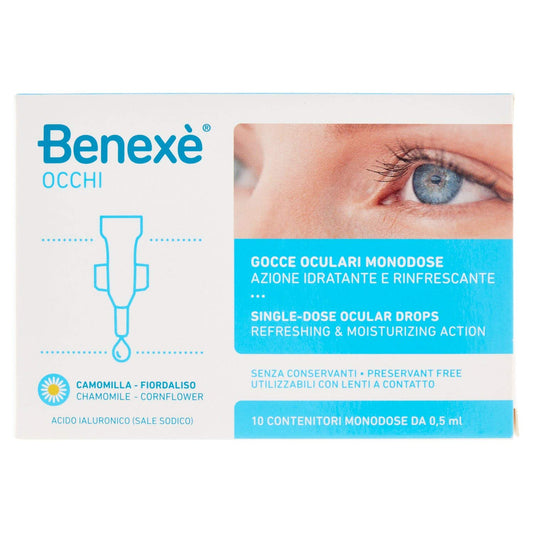 Benexè Gocce Oculari Monodose, Confezione da 10 Pezzi