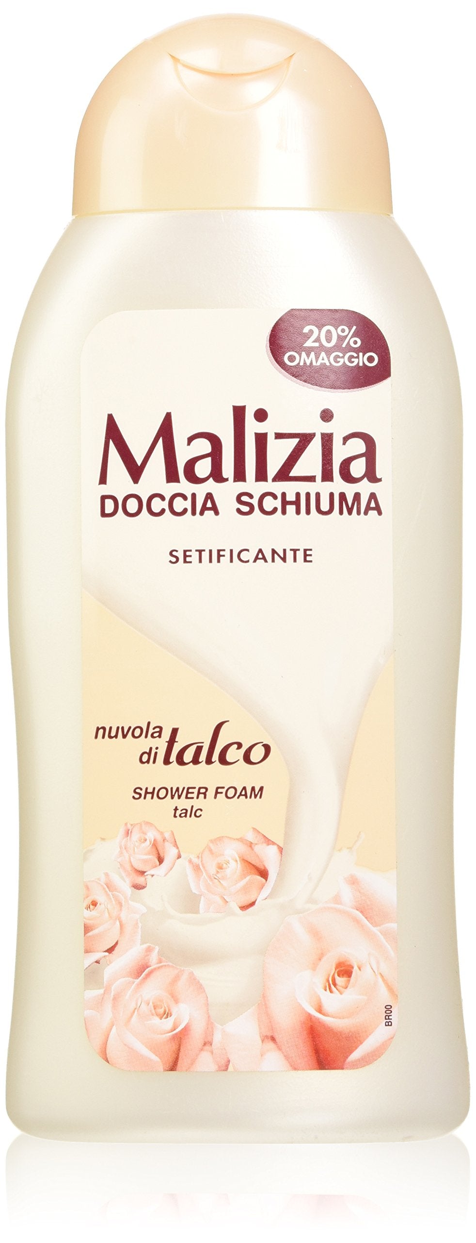 Malizia, Doccia Schiuma Nuvola di Talco , 250+50 ml