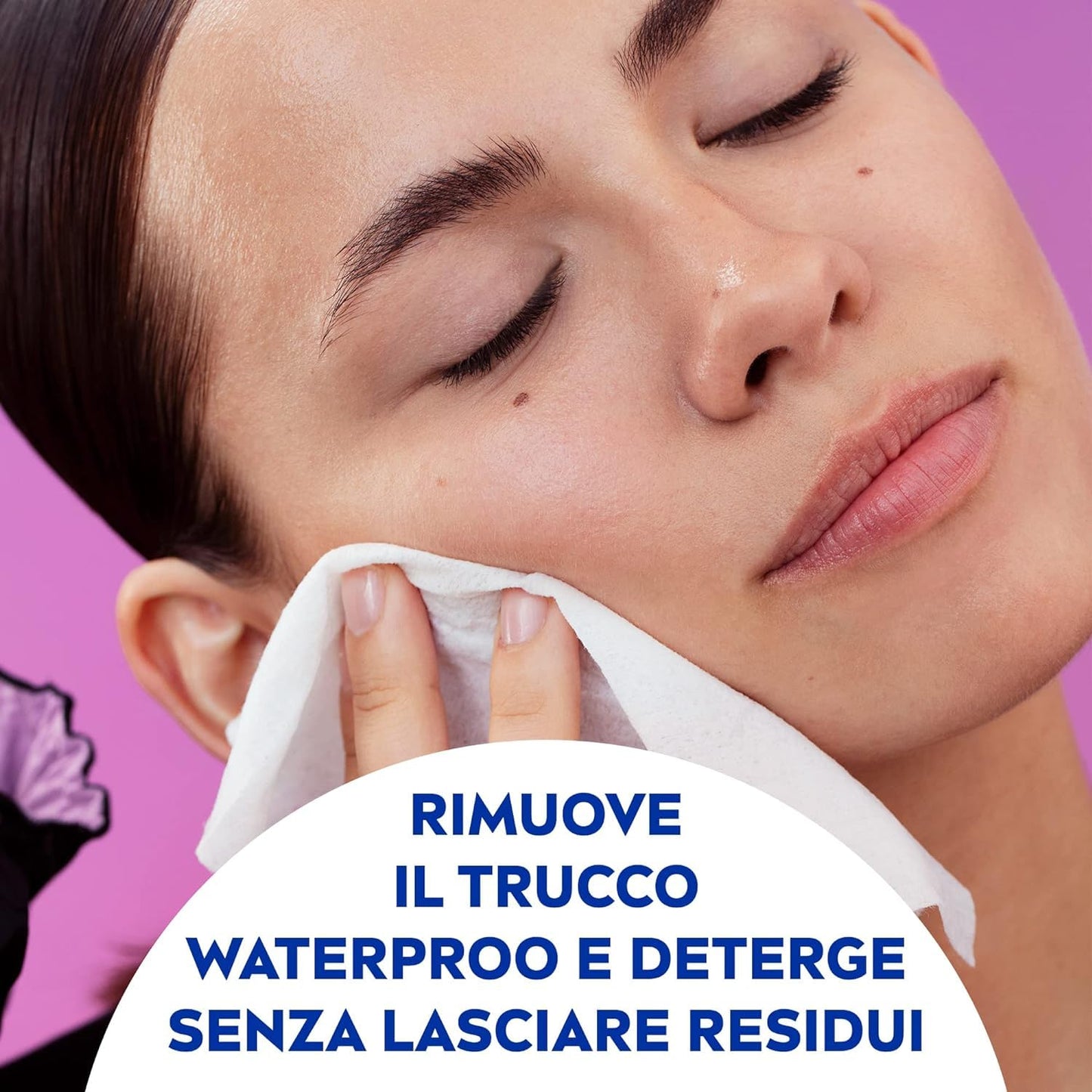 NIVEA MicellAir Professional Salviettine Struccanti in Confezione da 6 x 20 Pezzi, Salviette Struccanti per Trucco Waterproof, Salviettine Viso con Ingredienti Vegetali