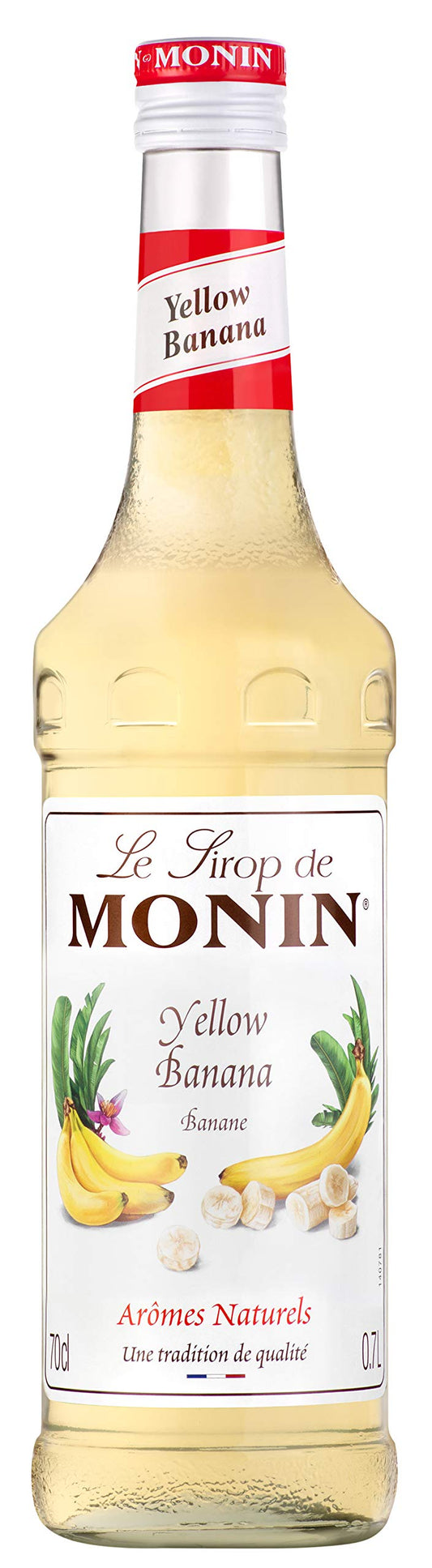 MONIN Sciroppo di Banana Giallo Premium, 700 ml