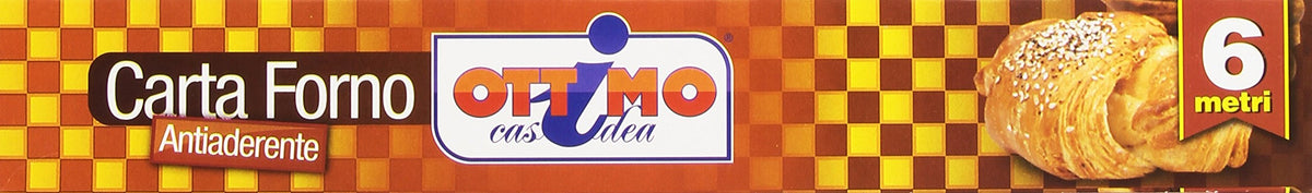 Ottimo - Carta Forno, Antiaderente - 6 Metri [12 pezzi]