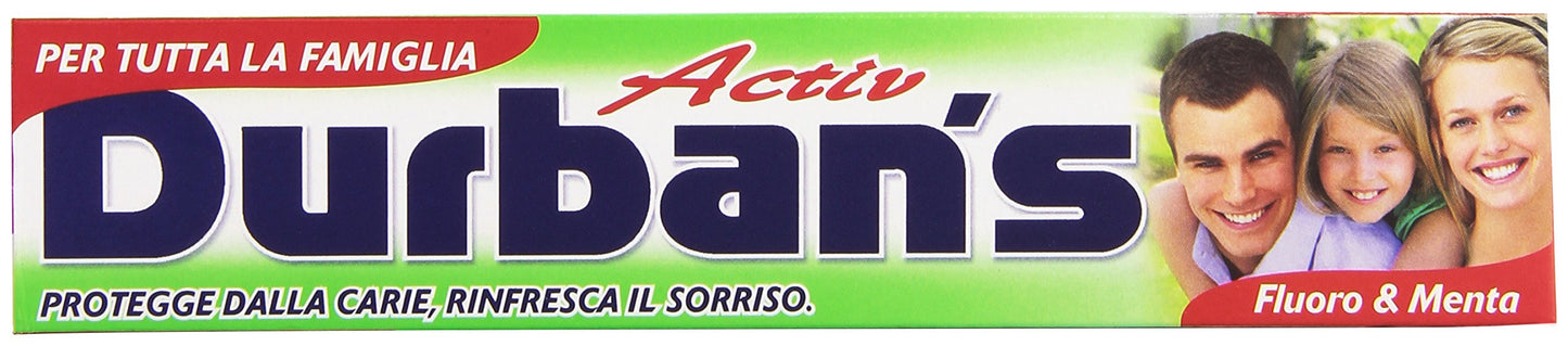 Durban's - Dentifricio, Fluoro e Menta - 75 ml