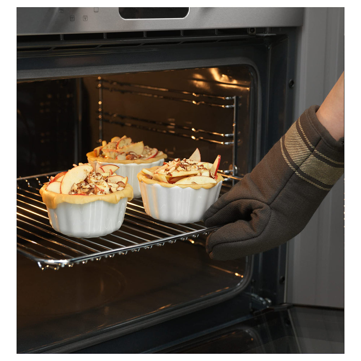 Ikea VARDAGEN Pie Torta 11 cm, Bianco