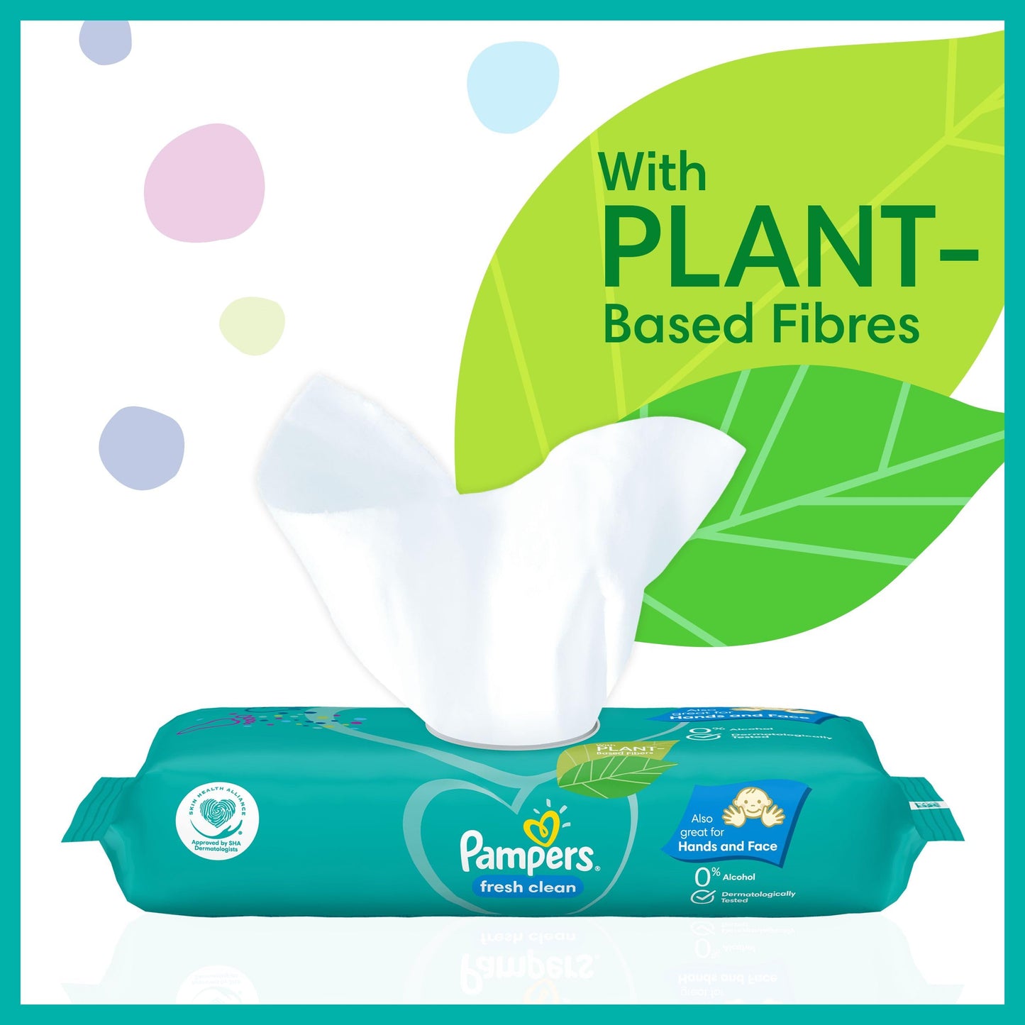 Pampers Fresh Clean Baby Salviette Umidificate, 80 Unità (Confezione da 15)