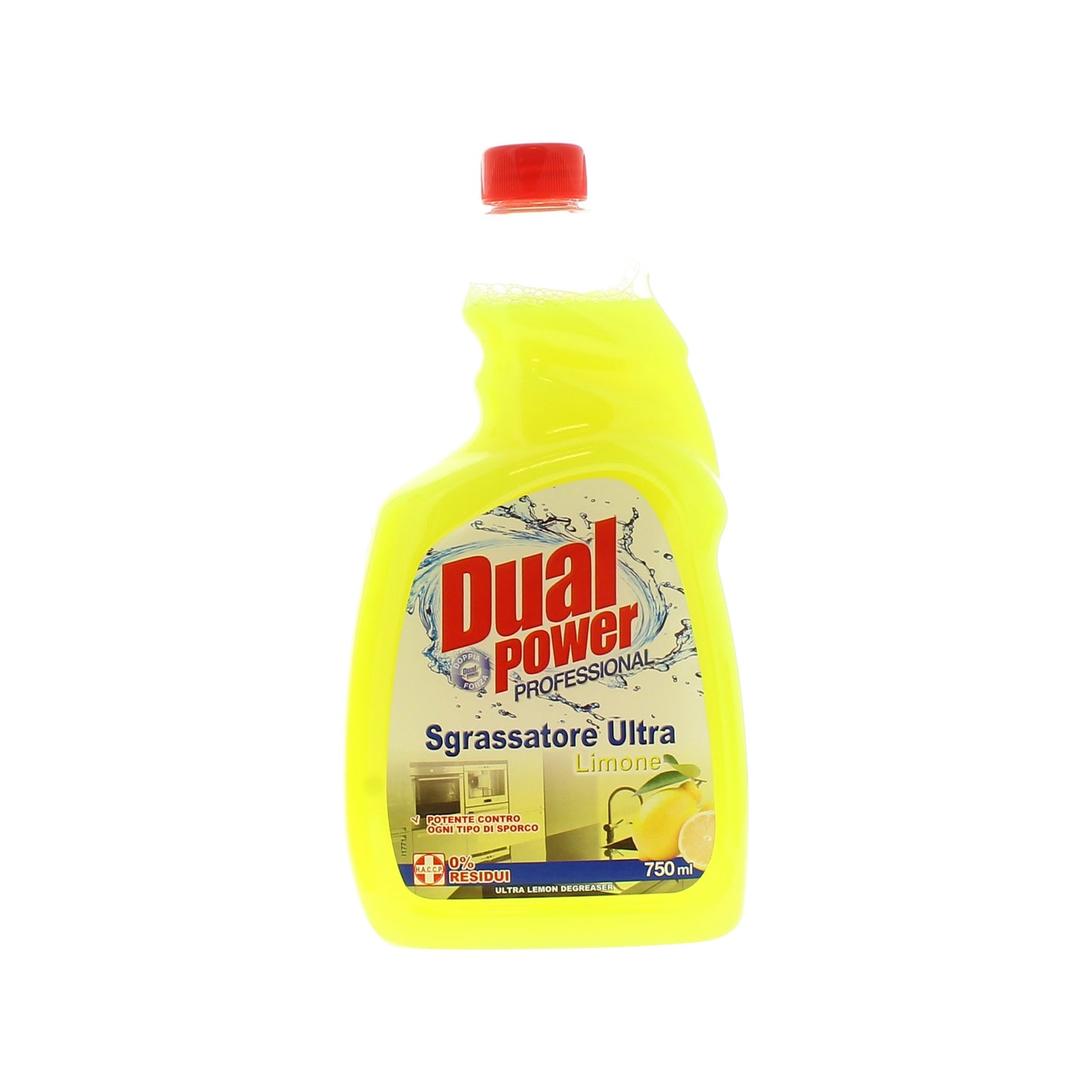 Dual Power Sgrassatore Limone Ricarica, Ml.750 - [confezione da 12]