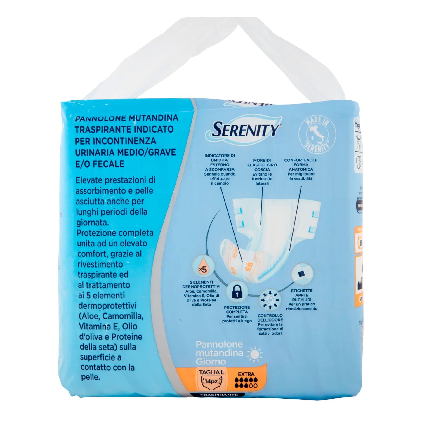 Serenity Pannolone Mutandina, Confezione da 14