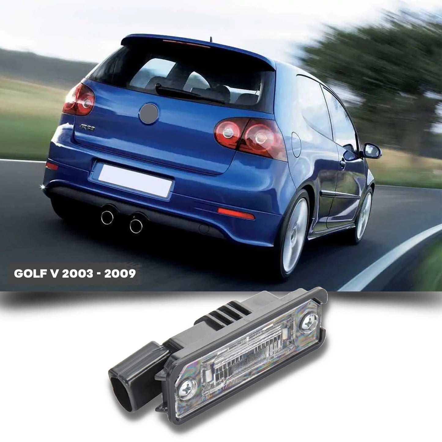 CG94 - Fanale Targa per Auto V. GOLF V 2003 DX = SX