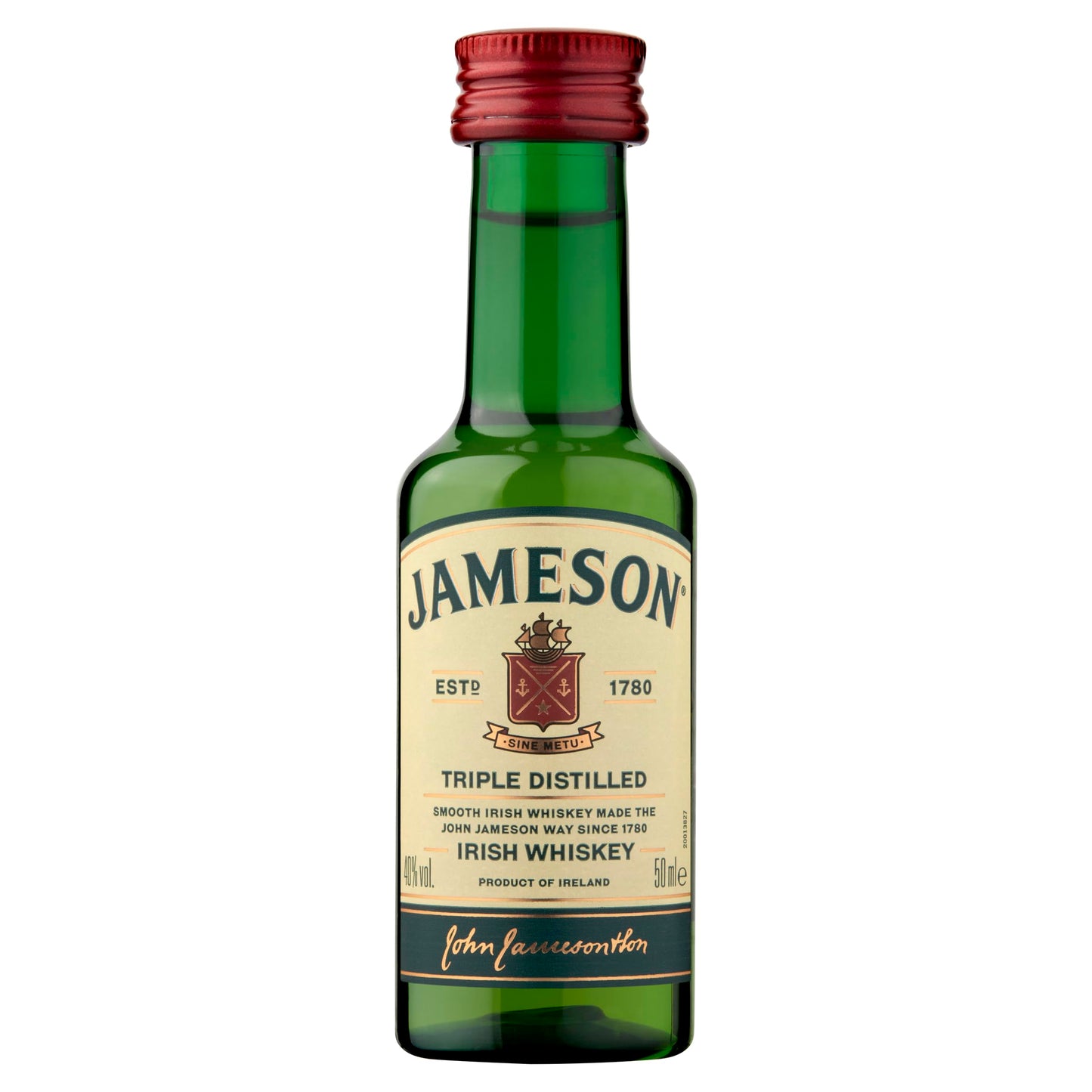 Jameson Triple Distilled Irish Whiskey 40% Vol. 0,05l