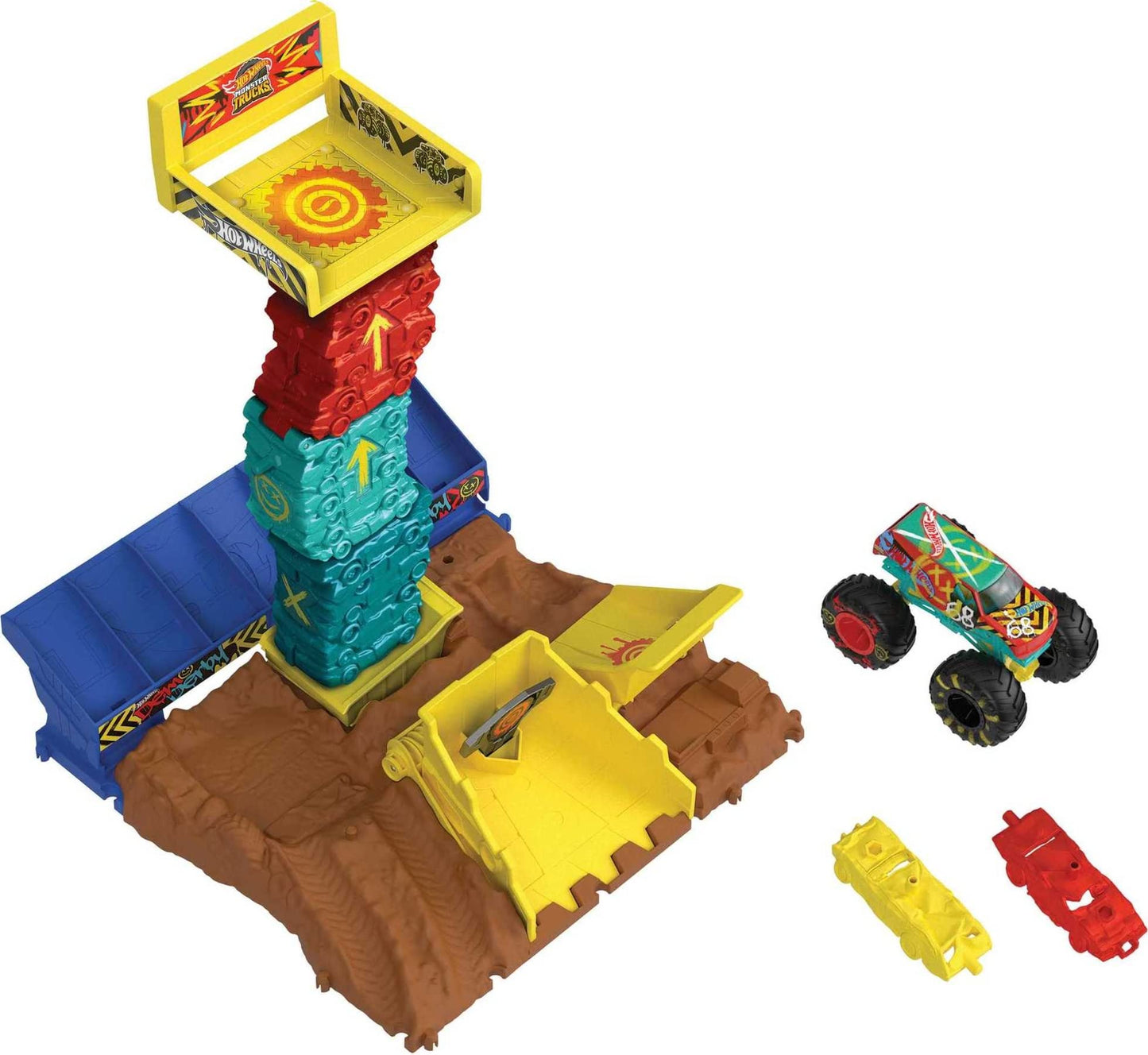 Hot Wheels - Monster Trucks: Playset Arena Smashers