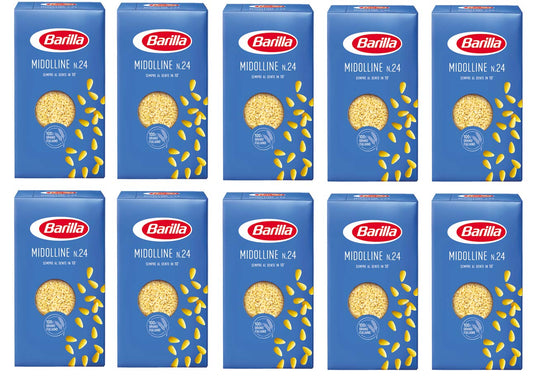 Barilla 10 x Midolline No.24 Italian Pasta 500g