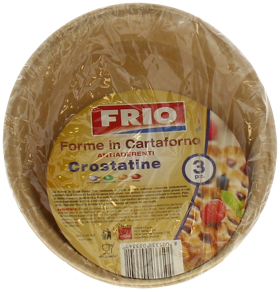 FRIO FORME IN CARTAFORNO 3 CROSTATINE - [confezione da 4]