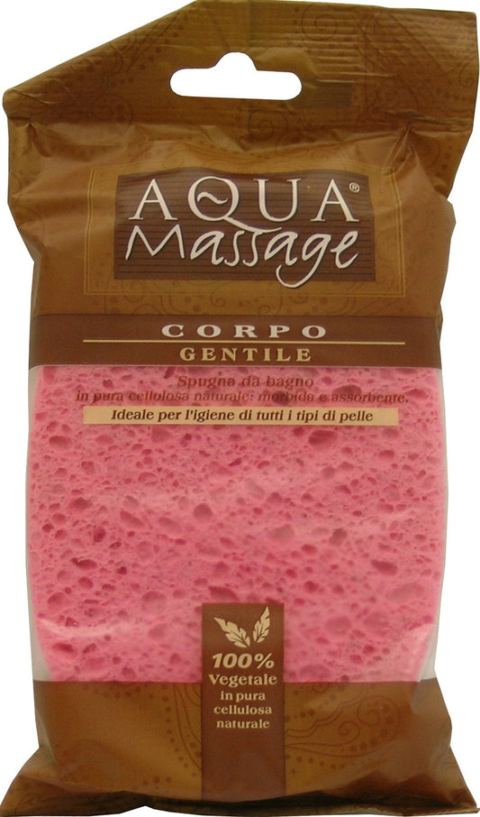 12 x AQUA MASSAGE Spugna Bagno Corpo Gentile
