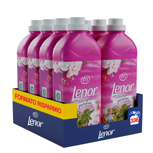 Lenor Portofino Ammorbidente 336 Lavaggi Atmosfere D’Italia, Maxi Formato 8 x 42 Lavaggi