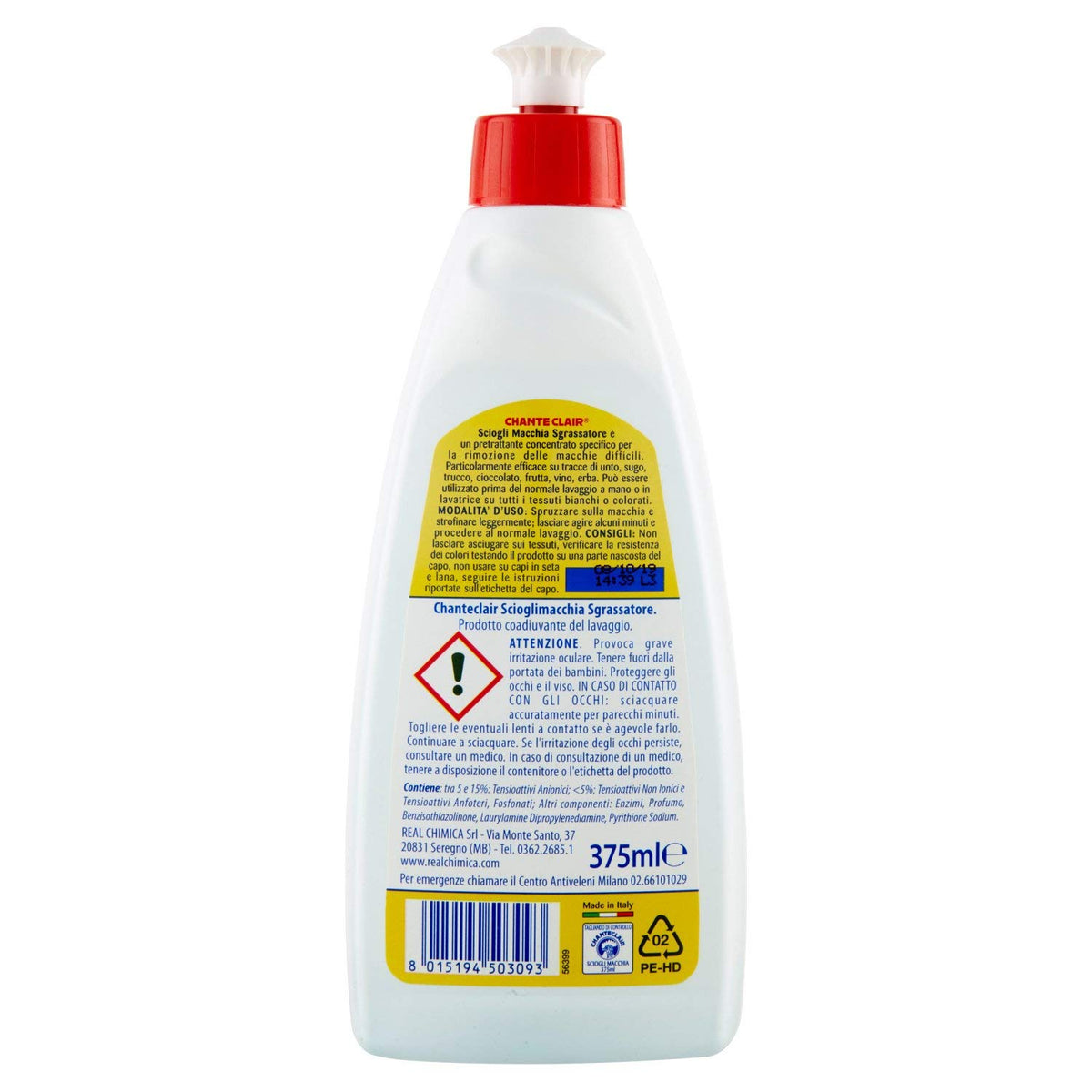 Chante Clair - Sgrassatore, Sciogli Macchia - 16 pezzi da 375 ml [6 l]
