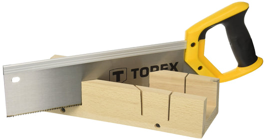 Dima Tagliacornici Fornita Con Sega Da Mm. 350 A Manico Ergonomico Antiscivolo. Base In Legno Predisposta Per Taglio A 45 E 90°.