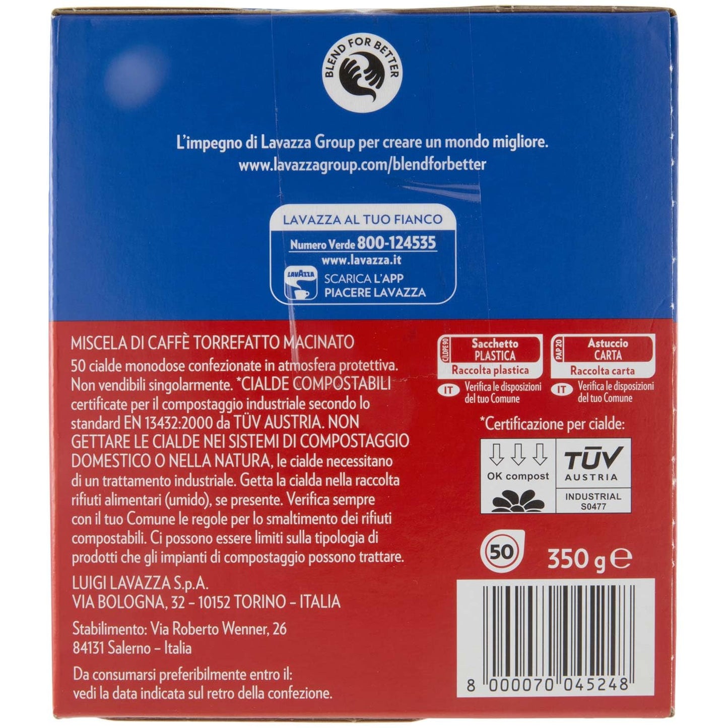 Lavazza Crema&Gusto Classico - 2 X 50 Cialde