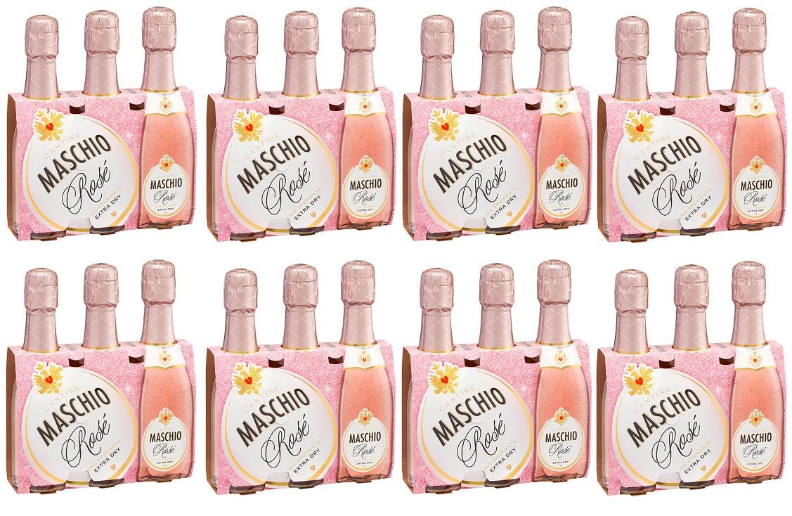 CANTINE MASCHIO MINI ROSATINO VINO SPUMANTE ROSE' EXTRA DRY 20 CL 24 BOTTIGLIETTE