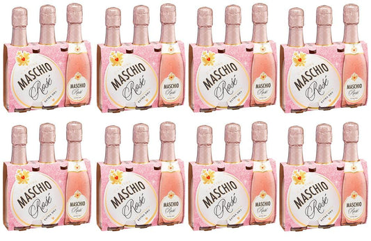 CANTINE MASCHIO MINI ROSATINO VINO SPUMANTE ROSE' EXTRA DRY 20 CL 24 BOTTIGLIETTE