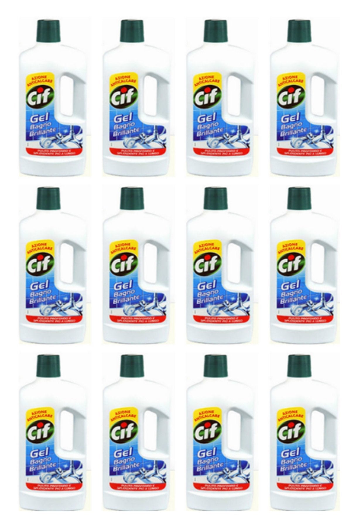 12 Fraconi Cif Gel Bagno detersivo lascia le superfici lucide e lisce