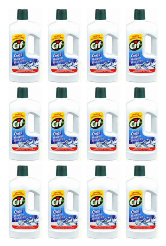 12 Fraconi Cif Gel Bagno detersivo lascia le superfici lucide e lisce