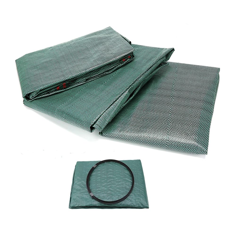 CG94 Sacco raccogli Foglie Pieghevole da Giardino Verde 67cm x h75 cm / 270 lt
