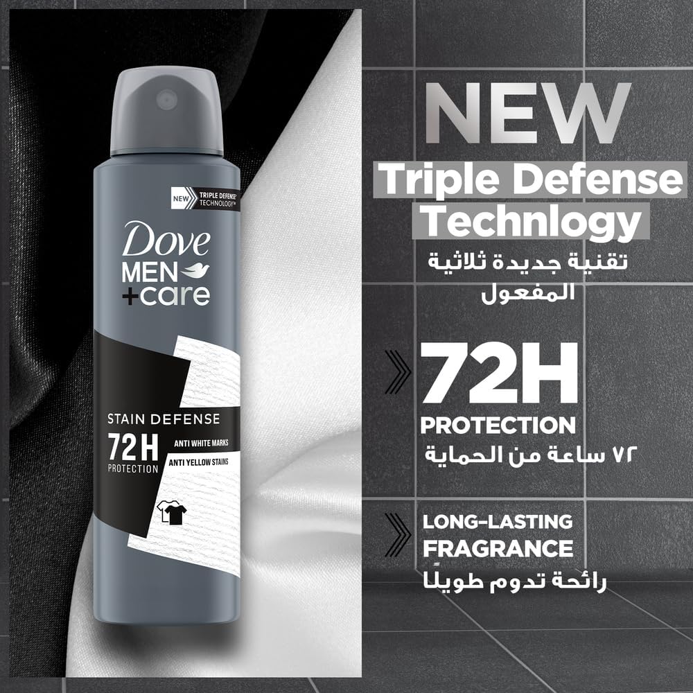 Dove 'Eau de Parfum Deodorante Spray Men Invisible Dry 150 ml