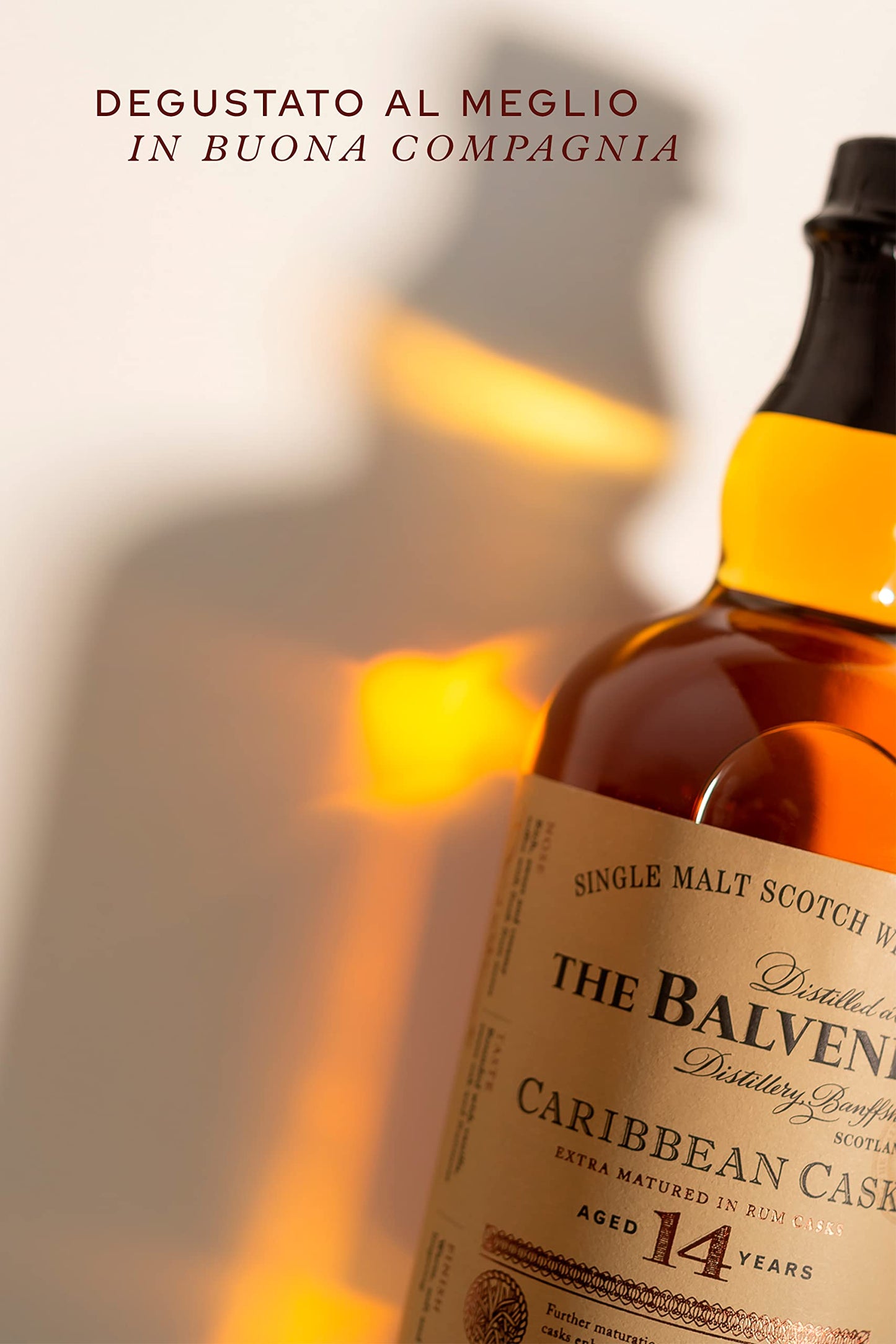 The Balvenie Caribbean Cask Single Malt Scotch Whisky 14 Anni, 70cl