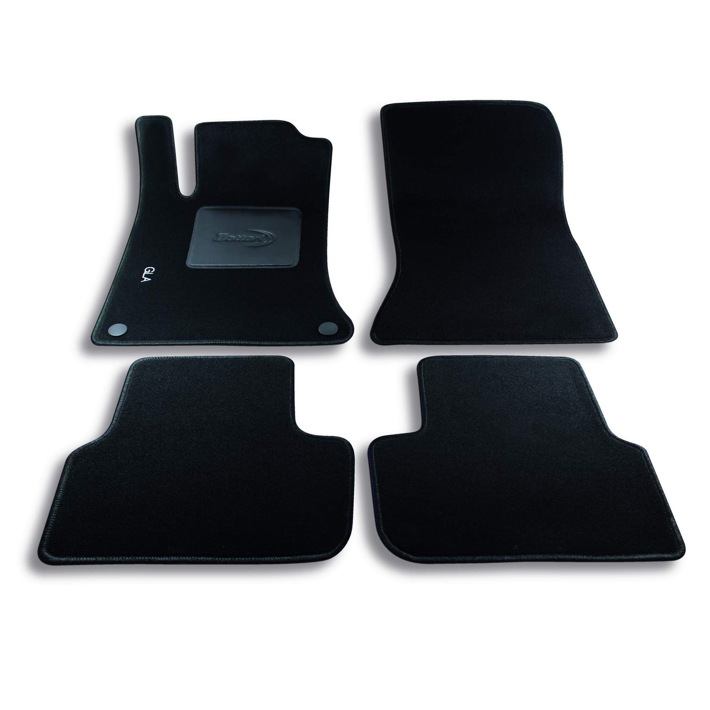 Bottari 39060 Set Tappeti Auto su Misura in Moquette per Classe GLA , Nero, 4 Pezzi