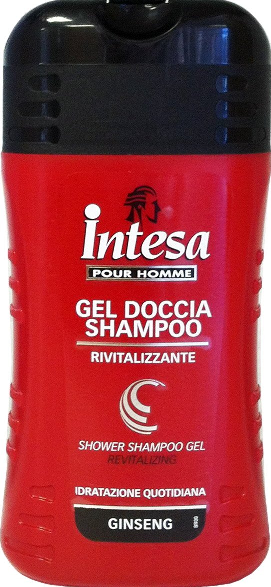 Set 12 INTESA Homme Doccia&Shampoo 250 Ginseng Prodotti per corpo e capelli