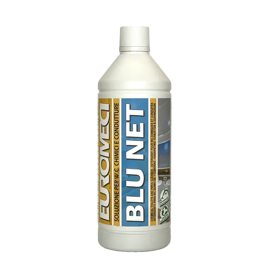 Euromeci Blu Net, Detergente per scarichi e W.C. chimici, 1.000 ml