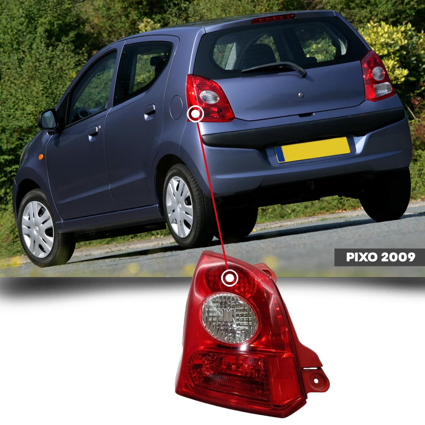 CG94 - Gruppo Ottico Posteriore S. ALTO 2009 - N. PIXO 2009 Sinistro