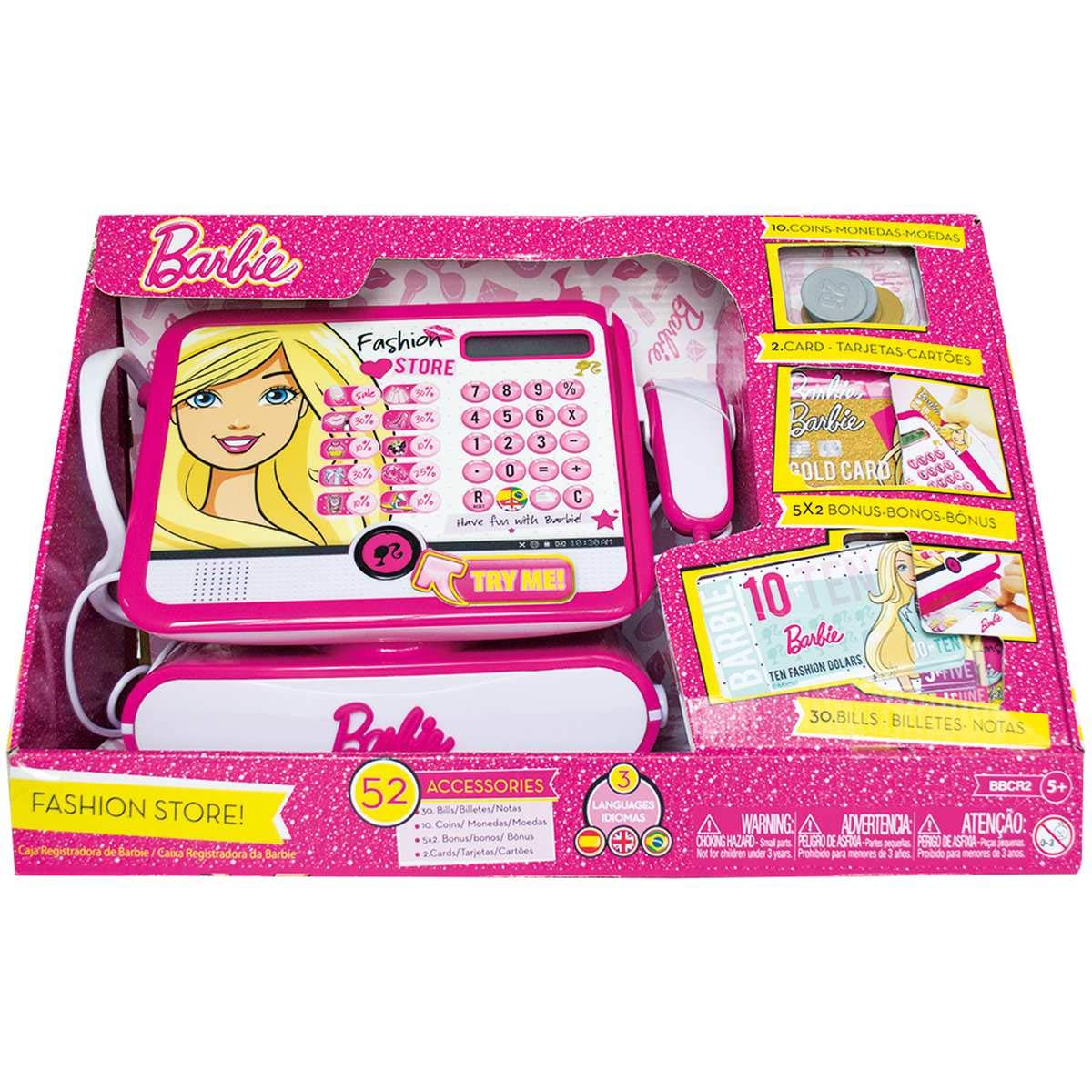 Barbie - BBCR2 Registratore di cassa Barbie