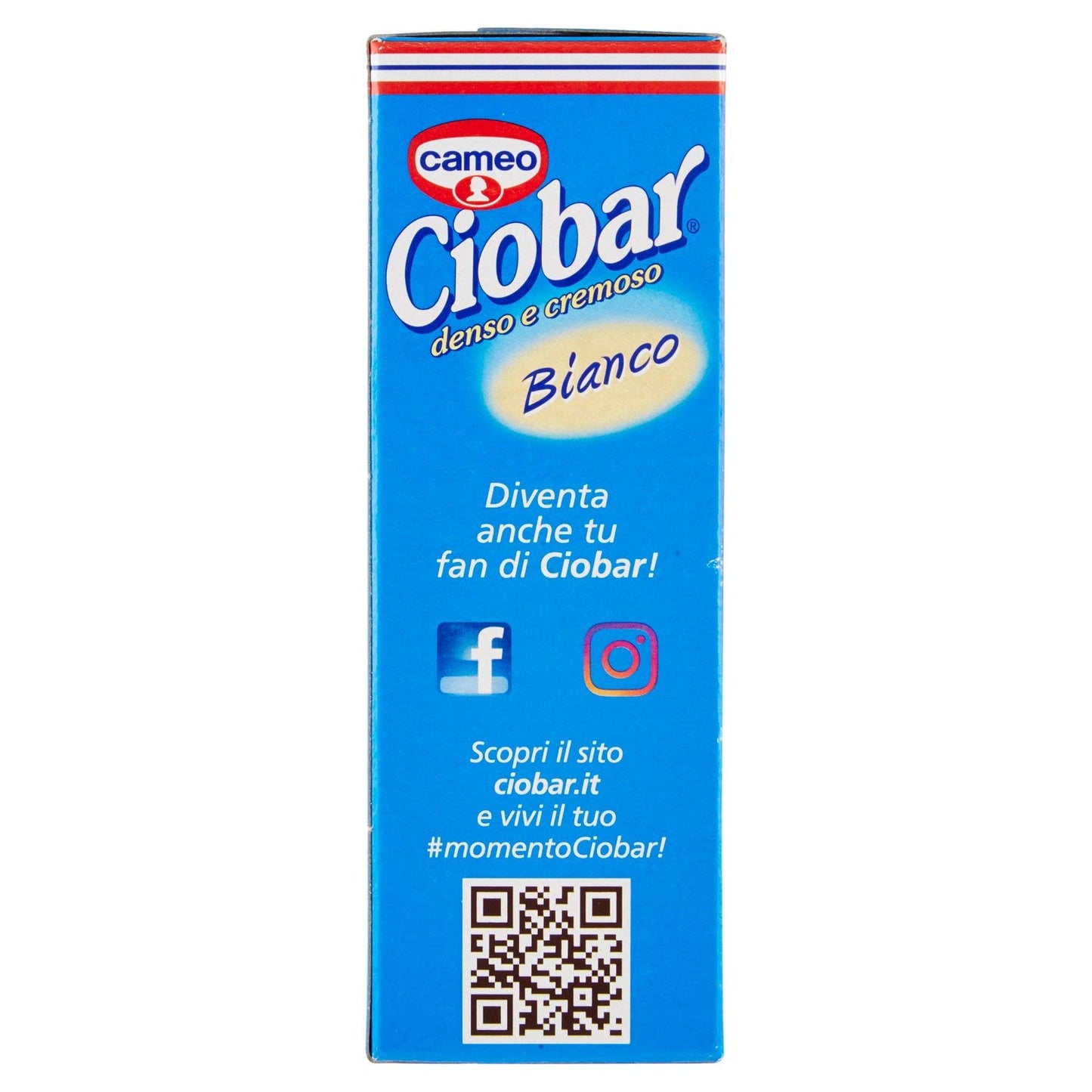 Ciobar -Denso e Cremoso, Gusto Cioccolato Bianco, Confezione da 5.21 g