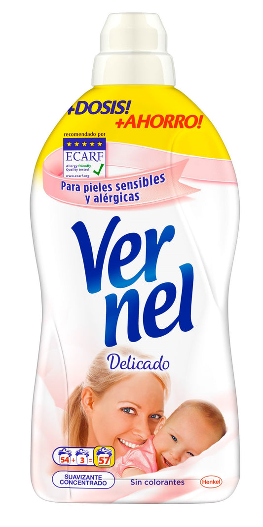 [4 Pack] possono ammorbidente concentrato Delicato Bottiglia 57 lavaggi