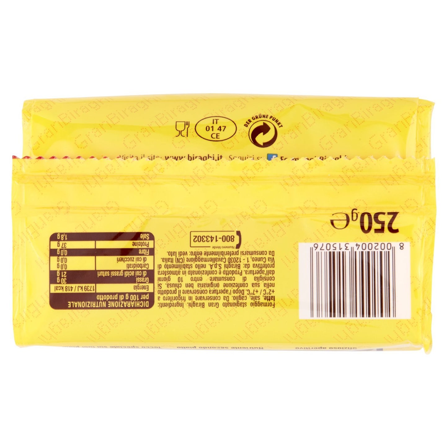 Biraghi Biraghini Gran Biraghi, 250g