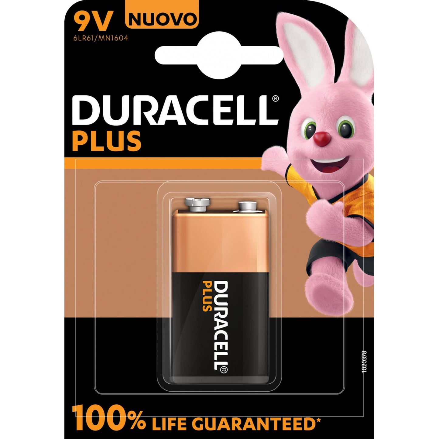 Duracell Plus 9V (6Lr61) 1 U