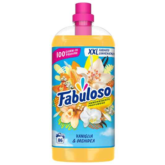 Fabuloso Ammorbidente Concentrato Profumato Vaniglia & Orchidea, 1.9L