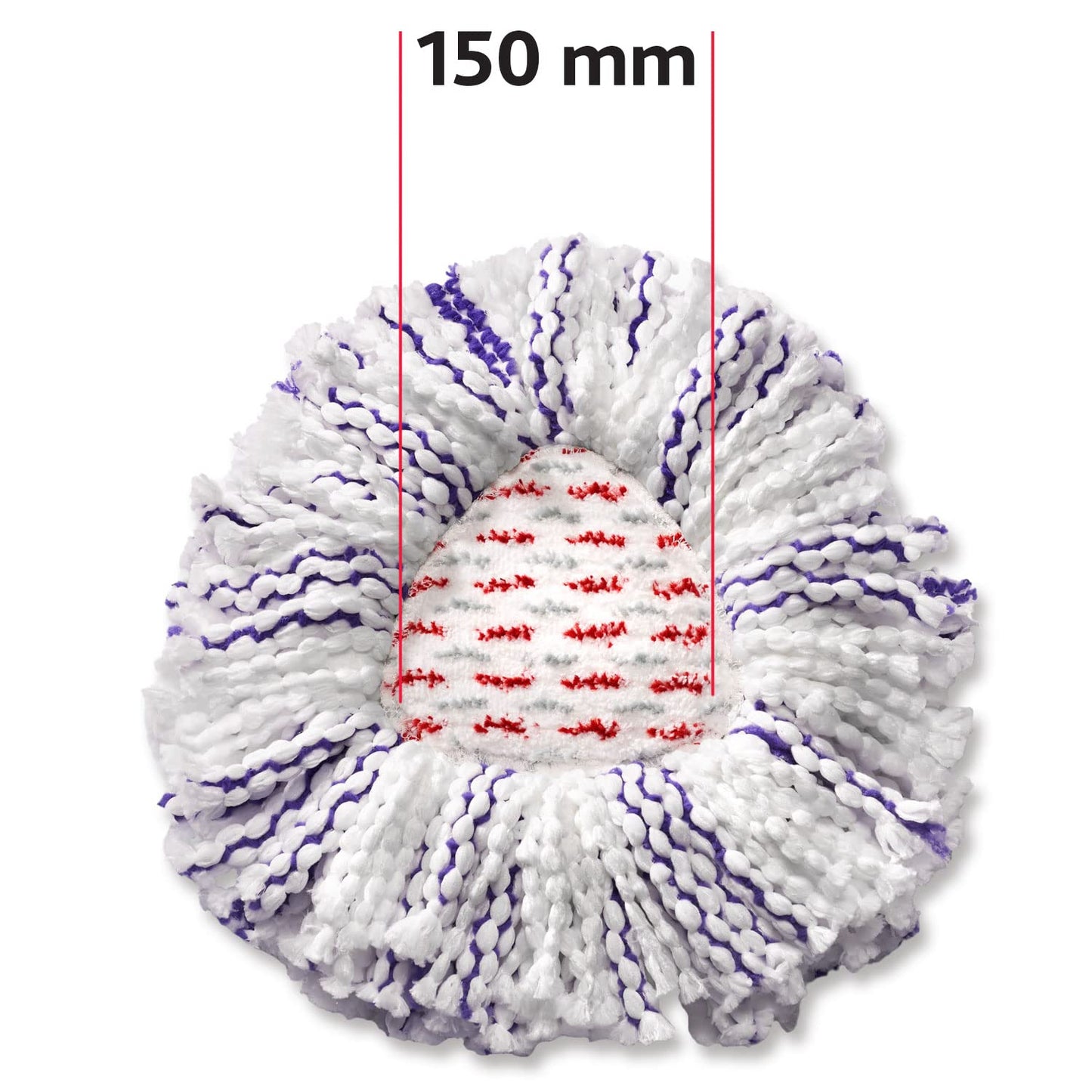 Vileda Testa di Ricambio, Lilla/Bianco, Grande