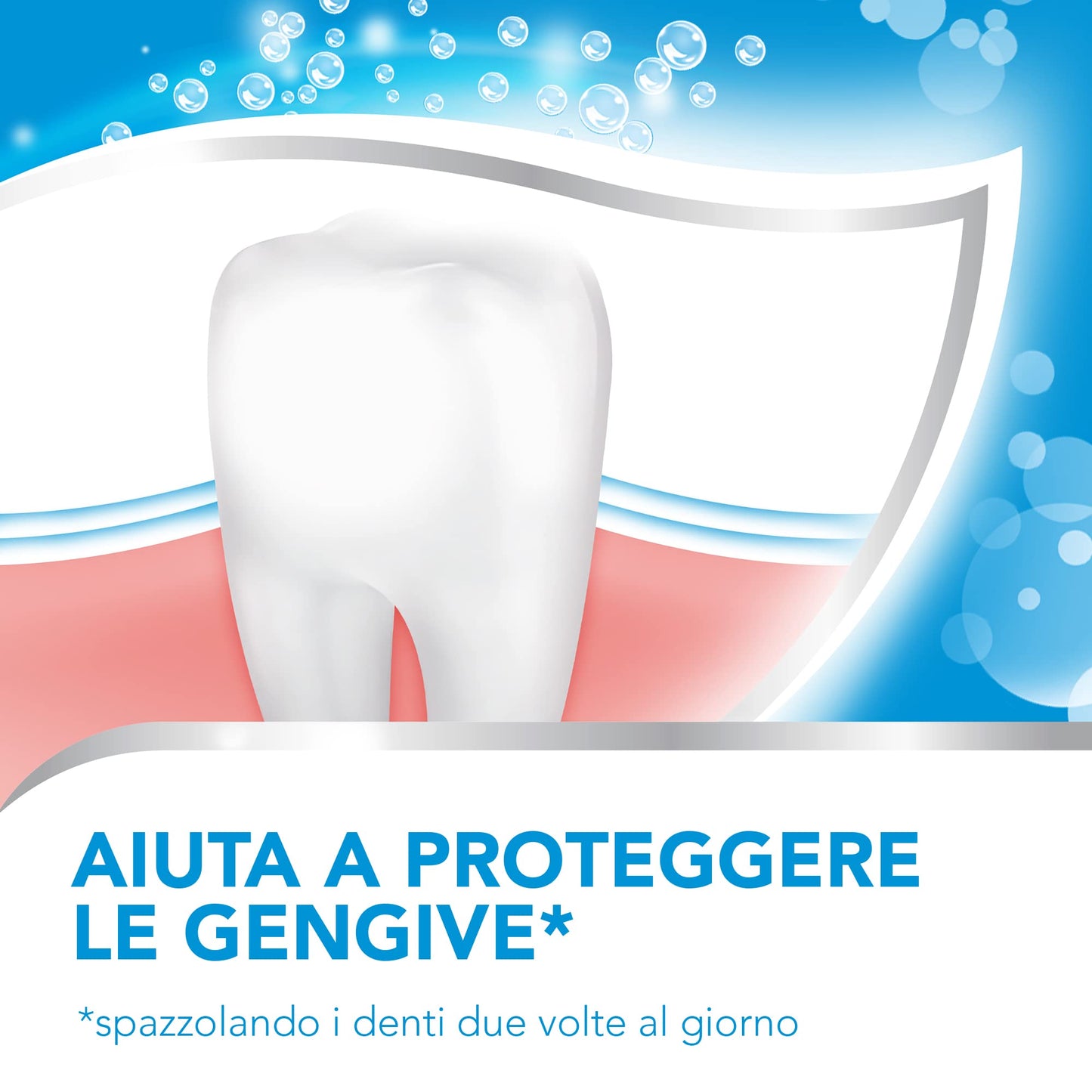 Aquafresh Tripla Protezione, Dentifricio 3 in 1 per tutta la Famiglia, Denti Forti, Gengive Sane, Alito Fresco, Gusto Menta Fresca, pacco da 2 x 75ml