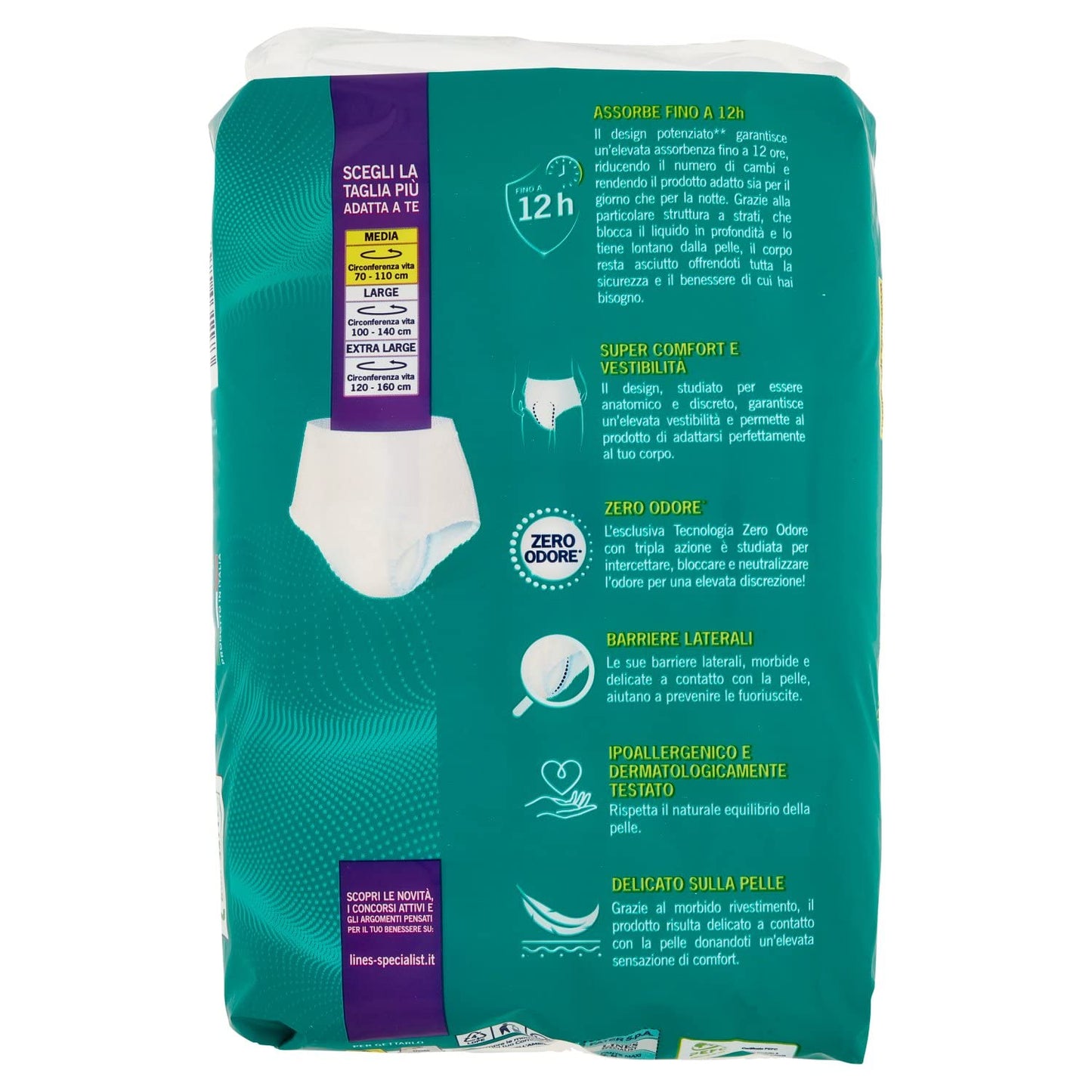 Lines Specialist Assorbenti Incontinenza - 720 gr