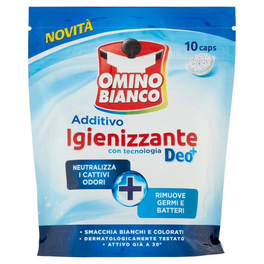 Omino Bianco - Idrocaps Igienizzante, Ipoallergenico - 3 confezioni da 10 capsule [30 capsule]