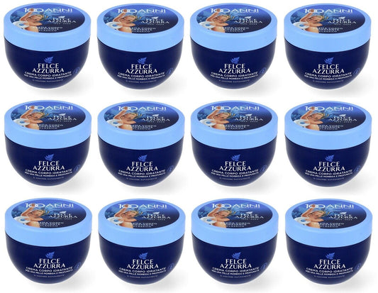 Confezione da 12 PAGLIERI Felce Azzurra Crema Corpo Idratante 250ml