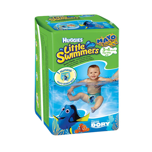 Pannolini Little Swimmers taglia 3/4 (da 7 a 15 kg) - Pacco da 12 pannolini