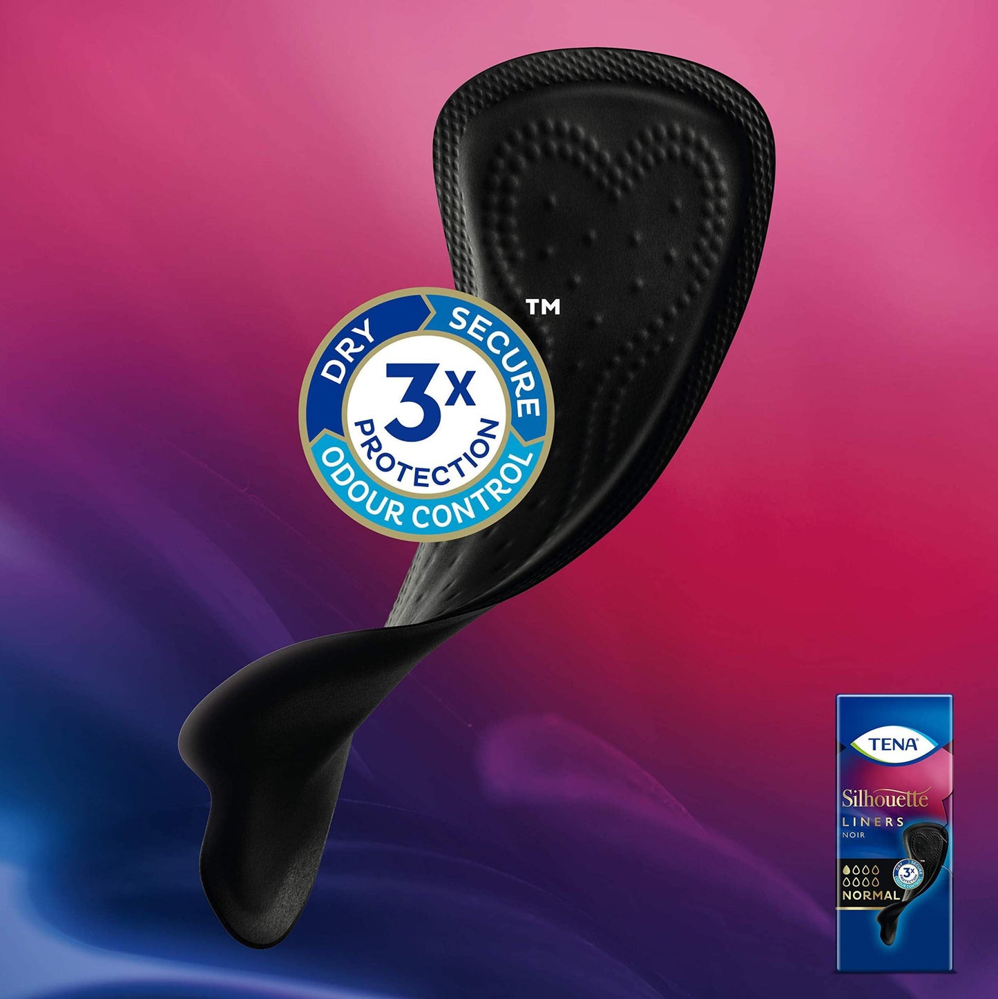 Tena Silhouette Noir Liners Normal - 8 confezioni da 26