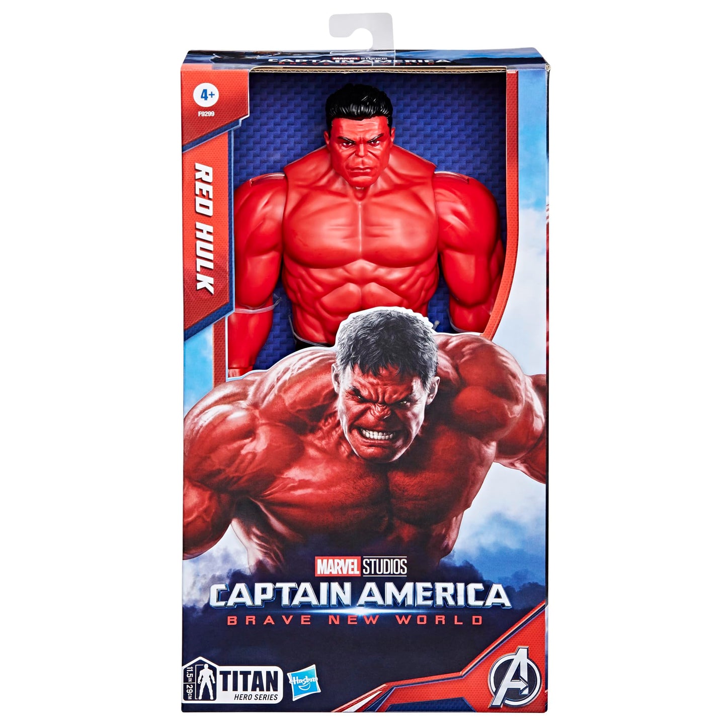 Hasbro Marvel Studios Titan Hero Series, Captain America: Brave New World, action figure deluxe di Red Hulk