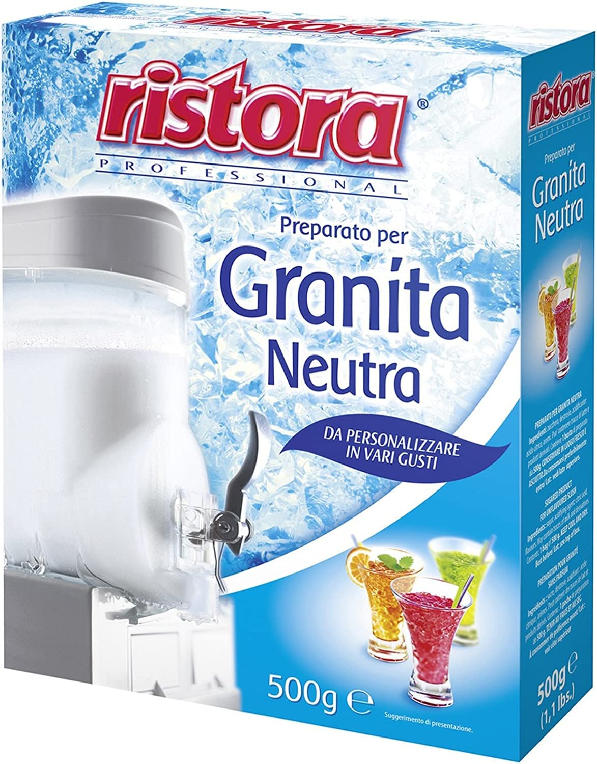 ristora Professional Preparato per Granita Neutra 500 g