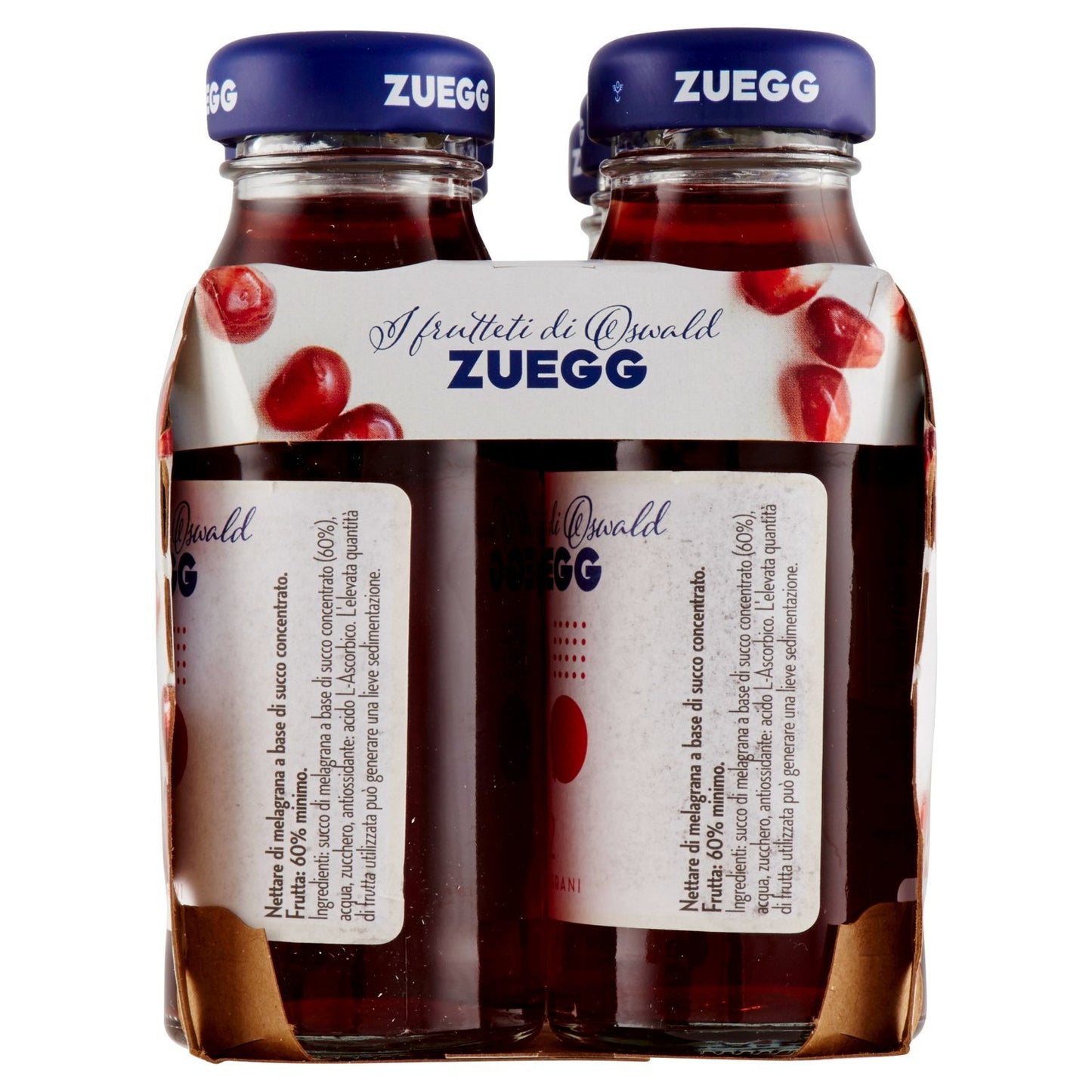 Zuegg - Succo Melograno - 4 confezioni da 6 pezzi da 125 ml [24 pezzi, 3 l]