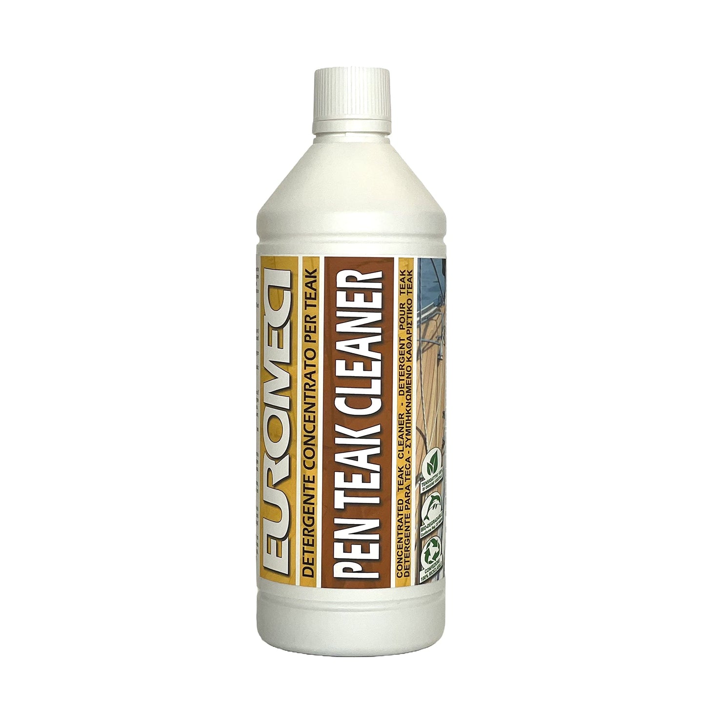 Euromeci Pen Teak Cleaner, Detergente per Teak, 1.000 ml